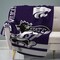 Sleep Squad Kansas State Wildcats Willie the Wildcat Mascot 60” x 80” Raschel Plush College Blanket